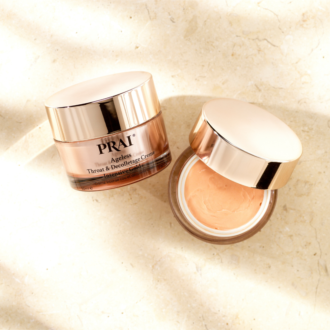 Meet Your New Go to Glow - Throat & Decolletage Creme Intensive Gold+